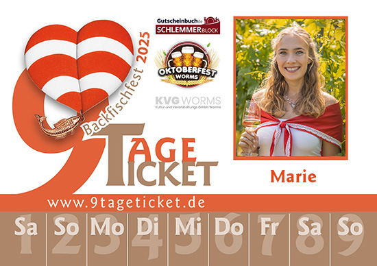 Backfischfest Worms 9-Tage-Ticket